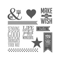 Perfect Pennants Clear Stamp Set