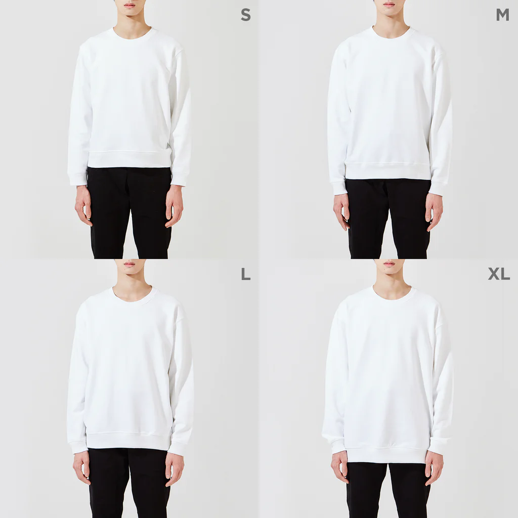 フワちゃんのアゲアゲグッズのMY CLASSMATE Crew Neck Sweatshirt :model wear (male)