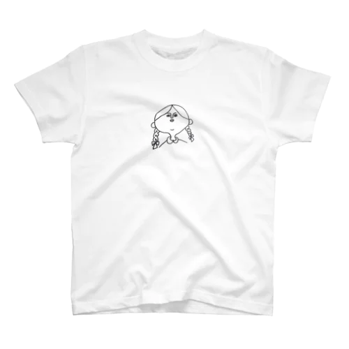 クセありおんなのこ。シンプル スタンダードTシャツ