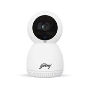 Godrej ACE PRO Smart Home Camera with 3MP Full HD Smart Wi-Fi Security Night Vision (White)