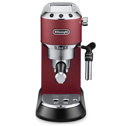 buy Delonghi Pump Espresso Semi Automatic Coffee Maker with Adjustable Cappuccino System, Thermoblock Technology, Removable Drip Tray (Red, EC685R) :Delonghi