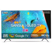 Sansui 164 cm (65 inches) 4K Ultra HD Smart QLED TV with Dolby Vision & Dolby Atmos, Google Assistant JSW65GSQLED (2022 Model Edition)