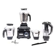 Wonderchef 4 Jars 1000 Watts Mixer Grinder with Powerful Motor, Silent Operation (SUMOBLACKMIXERGRINDERDLX1000W)