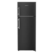 Liebherr 269 Litres 2 Star Double Door Frost Free Refrigerator with Central Power Cooling, Toughened Glass Shelves (TCLbsB 2711, Black Steel)