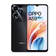 Oppo A Series A59 Dual Sim 5G Smartphone (6GB RAM, 128GB Storage) 6.56 inch HD+ Display | MediaTek Dimensity 6020 Processor (Starry Black)