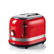 Ariete Moderna Range Toaster with 1.7 Litres, Auto Shut-off, Stainlss Steel Body (TOASTERMODERNA, Red)