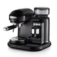 Ariete Moderna Espresso with Proffessional Grinder, 15 Bar Pressure, Auto Shut off (Black)