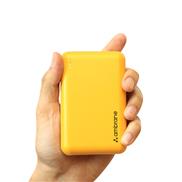 Ambrane Powerlit XL Lite Small Fast Charging Pocket Power Bank with LED Indicator, Rapid Recharge, 20000mAh Battery Capacity (Yellow)