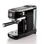 Ariete Moderna Espresso Slim with 1300 Watts Power, 15 Bars Pressure, Maxi Cappuccino device (Black)