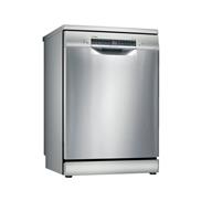 Bosch 14 Place Settings Free Standing Dishwasher with Home Connect, ExtraDry & DosageAssist (SMS6HVI00I, Silver)