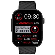 Noise Colorfit Caliber 3 Plus Smart Watch with 1.96-inch AMOLED display, Bluetooth Calling, 150+ Watch Faces (Jet Black)