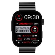 Noise Colorfit Caliber 3 Plus Smart Watch with 1.96-inch AMOLED display, Bluetooth Calling (Elite Black)