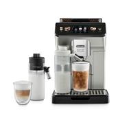 Delonghi ECAM450.65 Fully Automatic Coffee Machine with Touch Display, 19 Bar Pump Pressure, Bean Adapt Technology (Silver)