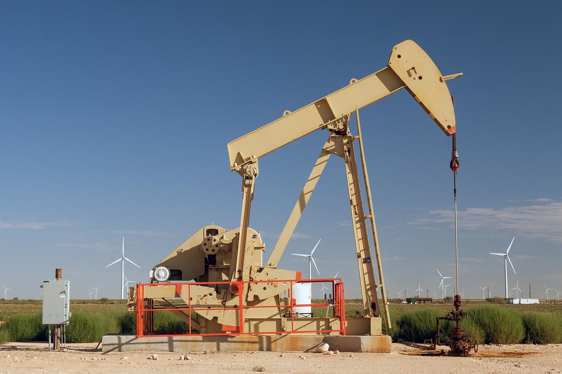 Pump Jack and Wind Turbines #2