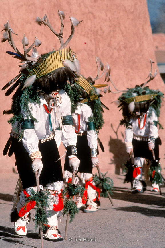 Native Americans in costume