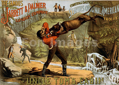 Theatre flyer for show of Uncle Tom's Cabin