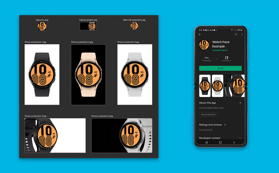 Easily Create Watch Face Assets for Google Play Store Listings by Tony Morelan