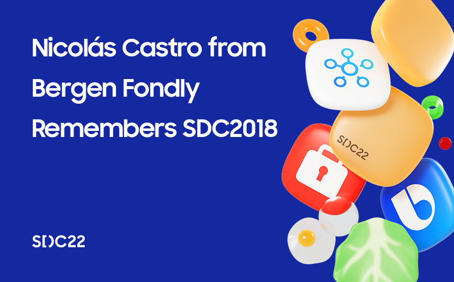 Nicolás Castro from Bergen Fondly Remembers SDC2018