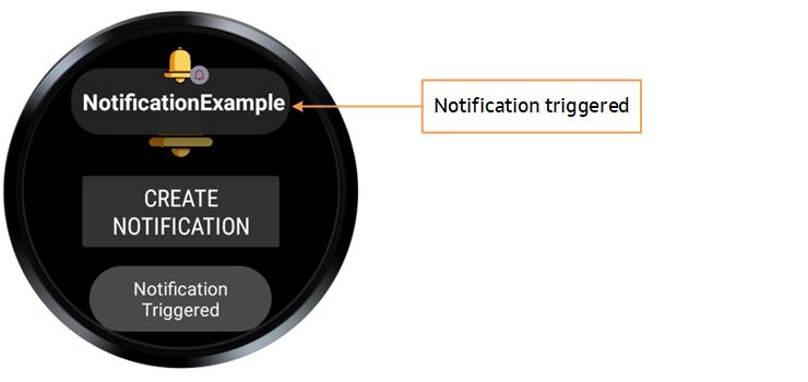 Figure 2: Notification generated