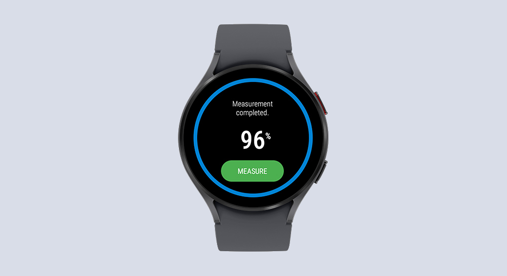 Measure blood oxygen level on Galaxy Watch