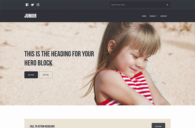 Junior Website Template