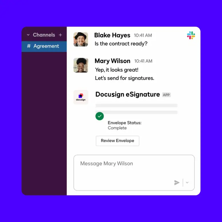 DocuSign for Slack