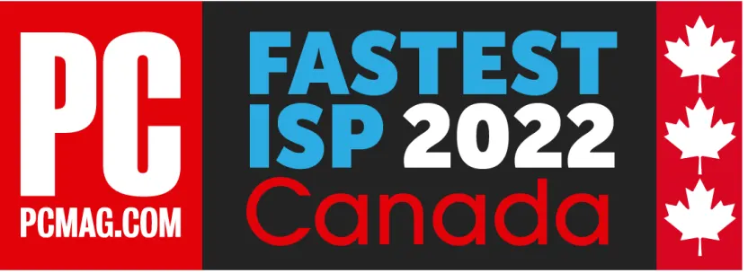 PC Magazine Fastest ISP 2022 Canada logo