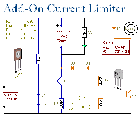 Current Limiter With Audible Warning