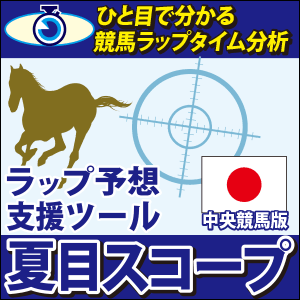 ひと目で分かる競馬ラップ分析「夏目スコープ」 