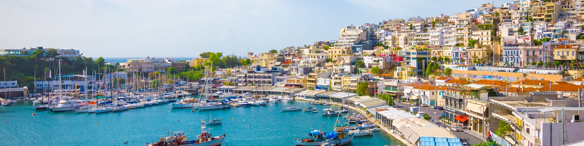 a port in Athens during daylight 