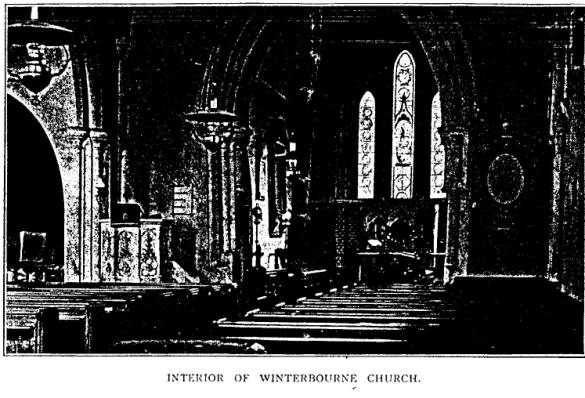 inside view of church, before 1905