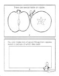 Apple Parts Coloring Sheet