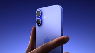 iPhone 16 in blue