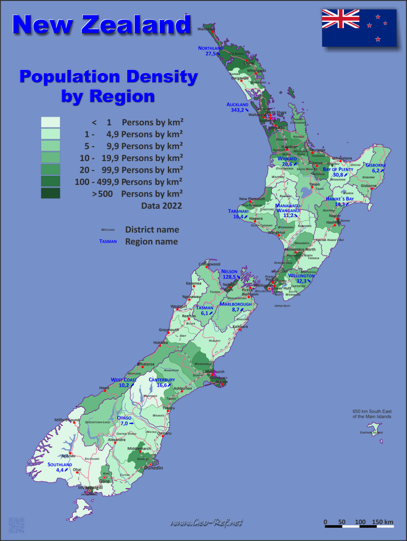 Zealand 2021 new population world cities