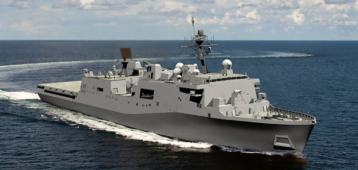 LX‑R — Neues Docklandungsschiff der US Navy nimmt Form an