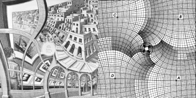 Prentententoonstelling by M.C. Eschers (1956)