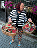 Romania: Berry sales lady