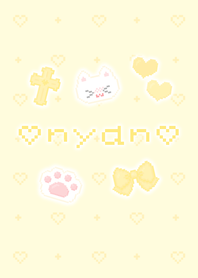 nyan kawaii. yellow