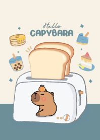 Capybara so happy : good morning