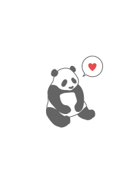 SIMPLE PANDA - Gray -