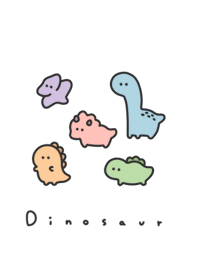 Kawaii Dinosaurs 24/wh ivivid.