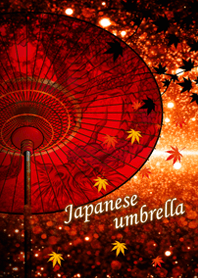 和傘 秋バージョン（Japanese umbrella）