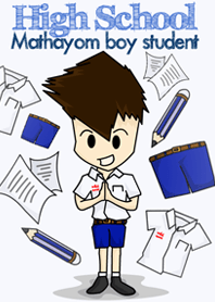 High School Mathayom Boy Student