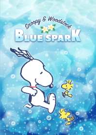 Snoopy Blue Spark！