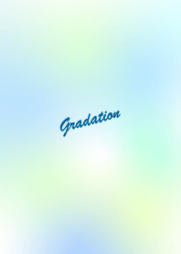 gradation / blue & green.