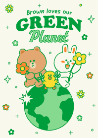 BROWN GREEN PLANET