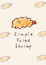 simple Fried Shrimp beige