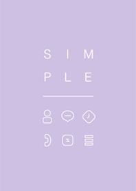 SIMPLE / purple