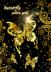 butterfly yellow gold