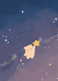 Smol Carol: Galaxy Night Sky